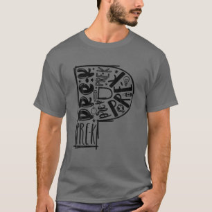 Preschool Typography Teacher T-Shirt