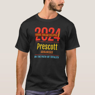 Prescott Arkansas AR Total Solar Eclipse 2024 4 T-Shirt