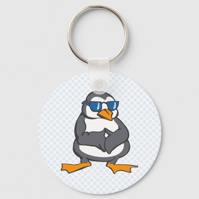 Prescott Penguin Key Ring (Front)