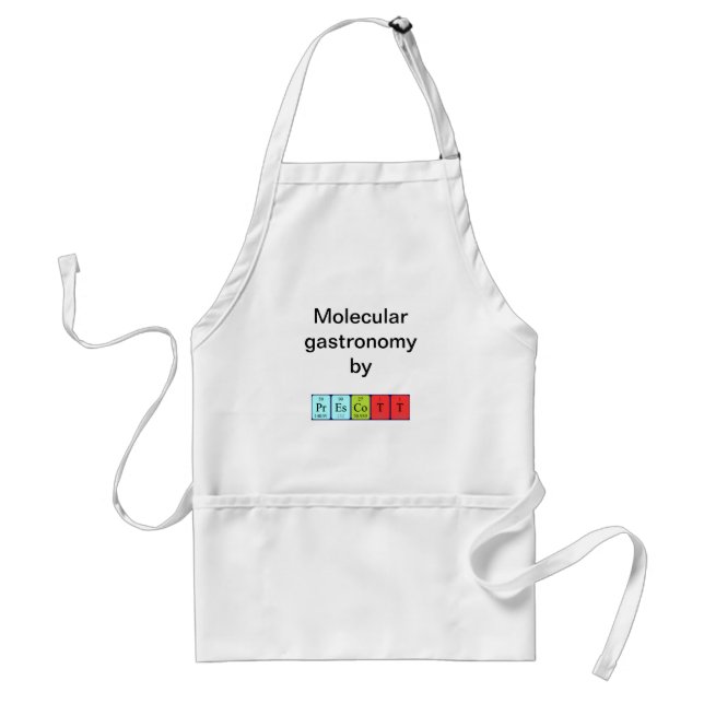Prescott periodic table name apron (Front)
