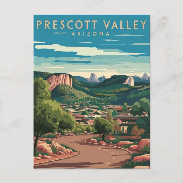 Prescott Valley, Arizona   Postcard (Front)