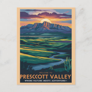 Prescott Valley, Arizona   Postcard