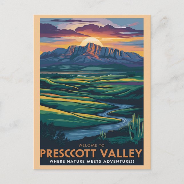 Prescott Valley, Arizona   Postcard (Front)