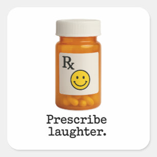 Prescribe Laughter Sticker
