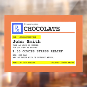 Prescription Chocolate Personalised Patient Name