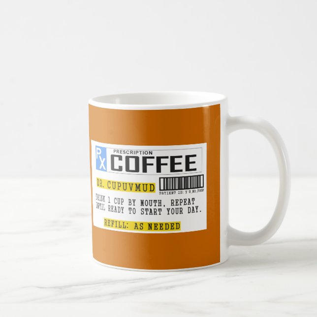 Prescription Coffee Coffee Mug (Right)