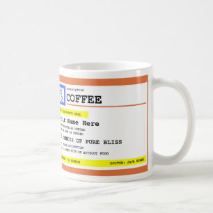 Prescription Coffee Personalised Mug