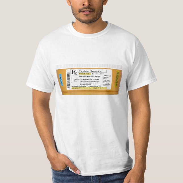 Prescription for Coffee T-Shirt (Front)
