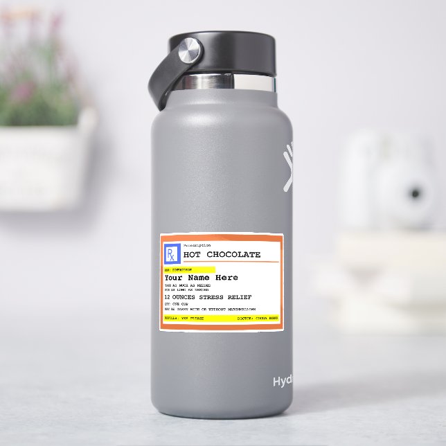 Prescription Hot Chocolate Personalised   (HydroFlask)