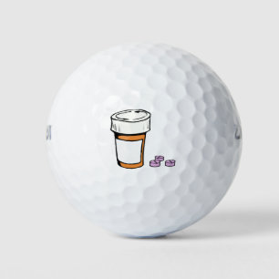 Prescription Pill Bottle Golf Balls