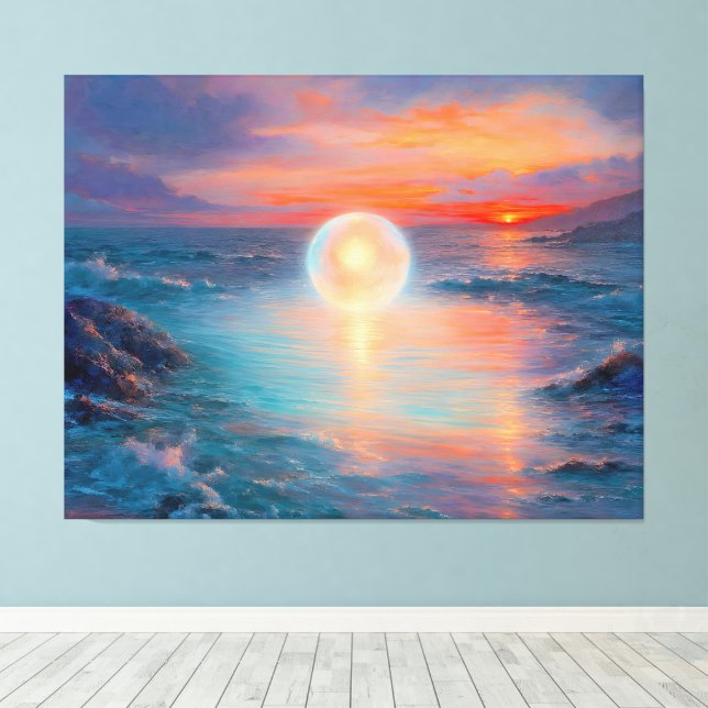“Presence”  -  A Portrait of Origin Canvas Print (Insitu(Wood Floor))