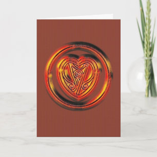 PRESENCE - HEART - MASTERY - FLAMES CARD