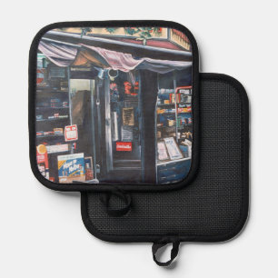 Present Day Look At Tranquil Past Pot Holder