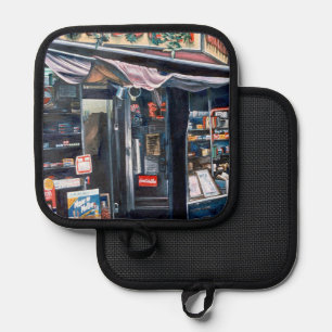 Present Day Look At Tranquil Past Pot Holder