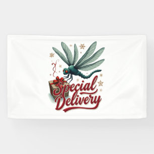 Present Delivery Dragonfly Banner