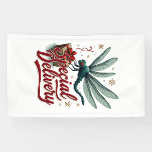 Present Delivery Dragonfly Banner