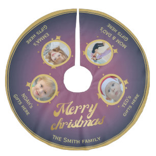 Present placement photo Christmas tree skirt