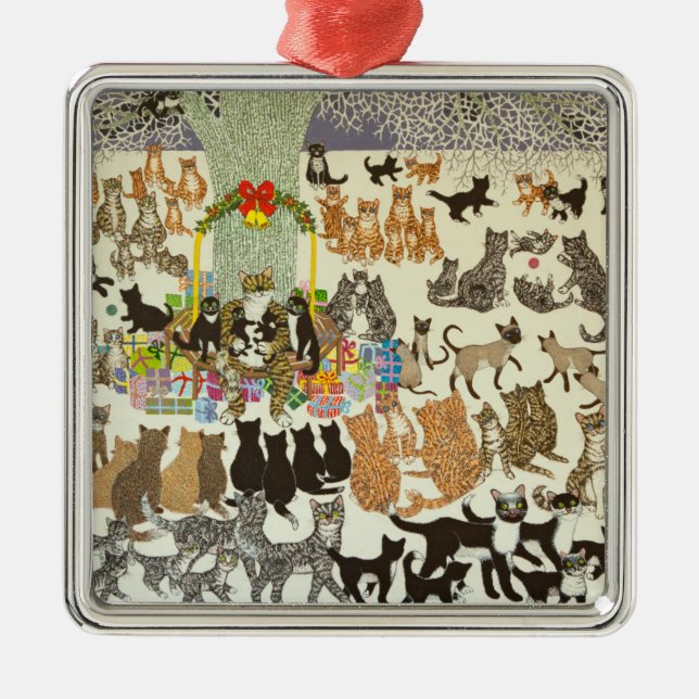 Present Time 2012 Metal Tree Decoration (Front)