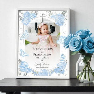 Presentación 3 años Photo Welcome Sign Butterflys