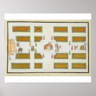 Presentation of Gentil by Nawab Shuja ud-Daula to Poster