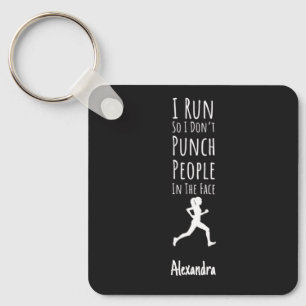 Presents For Female Runners Running Adult Marathon Key Ring