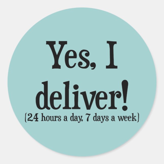 Presents for Midwives & OBs Classic Round Sticker (Front)