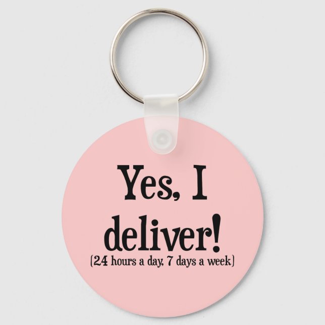 Presents for Midwives & OBs Key Ring (Front)