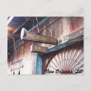 Preservation Hall Postcard
