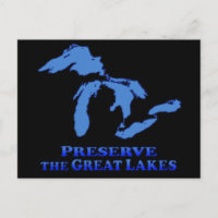 Preserve Great Lakes - Postcard