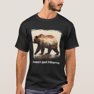 Preserve & Protect Vintage National Park bear Fore T-Shirt