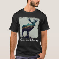 Preserve & Protect Vintage National Park deer Fore