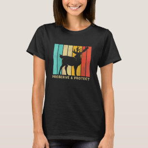 Preserve & Protect Vintage National Park Deer Fore T-Shirt