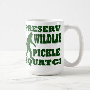 Preserve wildlife pickle a squatch coffee mug