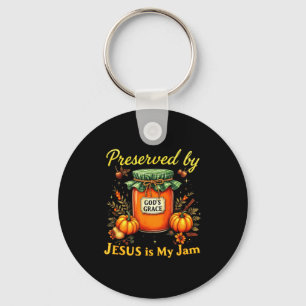 Preserved By God’s Grace Jesus Jam Strawberry Cute Key Ring