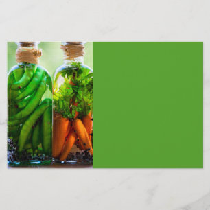 Preserved vegetables flyer