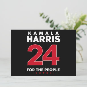 President 47 Kamala Harris 2024 Support Madam  Invitation