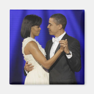 President and First Lady Obama Inauguration Ball Magnet