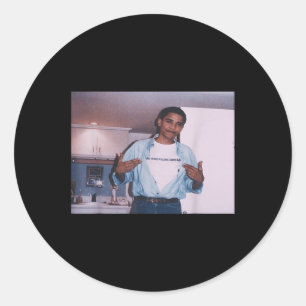 President Barack Hussein Obama Classic Round Sticker