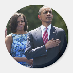 President Barack & Michele Obama Magnet
