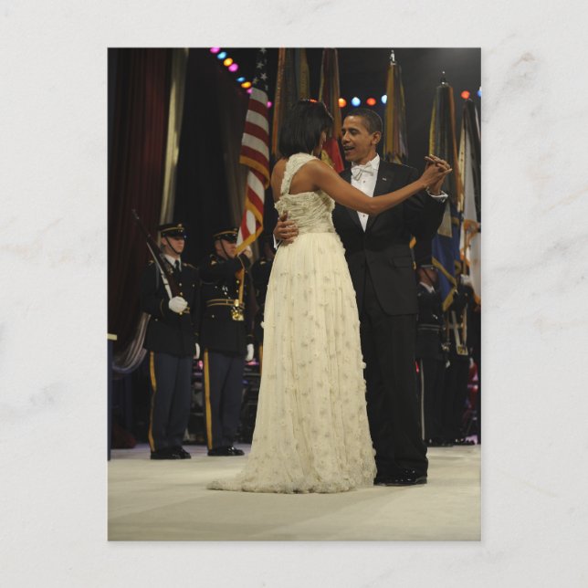 President Barack & Michele Obama Postcard (Front)
