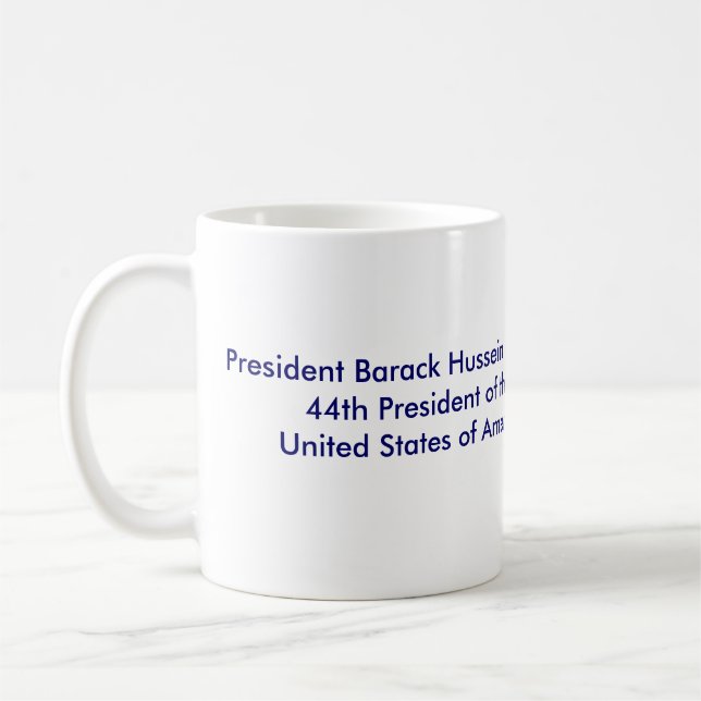 President Barack Obama2, President Barack Husse... Coffee Mug (Left)