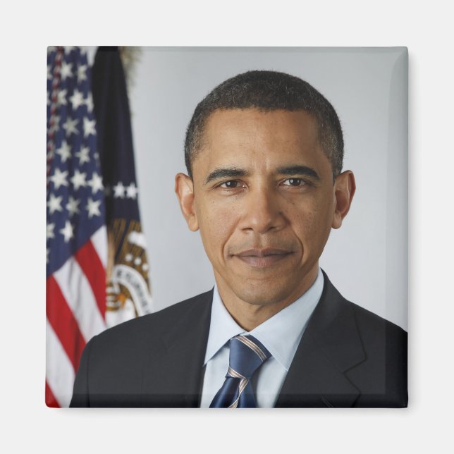 President Barack Obama 1st Term Official Portrait Magnet (Front)