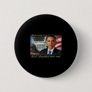 President Barack Obama 2008-2016 U.s. President  6 Cm Round Badge