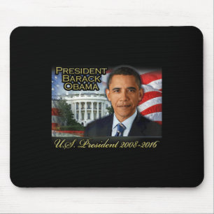 President Barack Obama 2008-2016 U.s. President  Mouse Pad