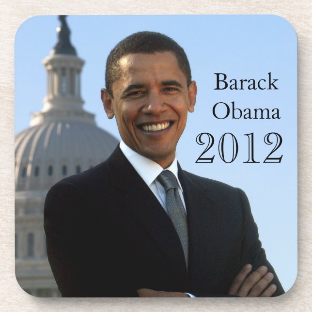 President Barack Obama 2012 Coaster (Front)