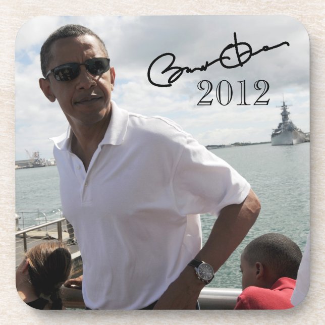 President Barack Obama 2012 Coaster (Front)