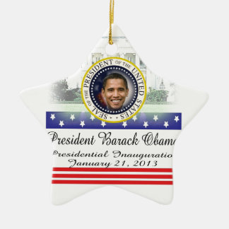 President Barack Obama 2013 Inauguration Ceramic Tree Decoration