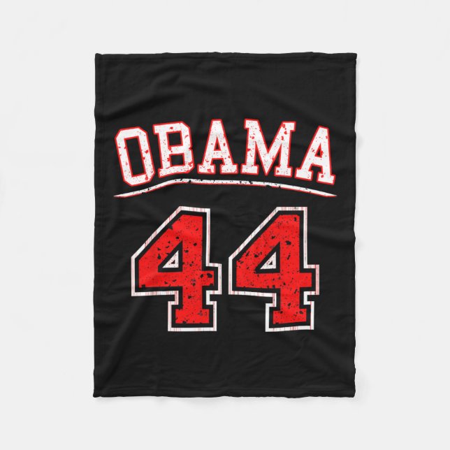 President Barack Obama 44  Fleece Blanket (Front)