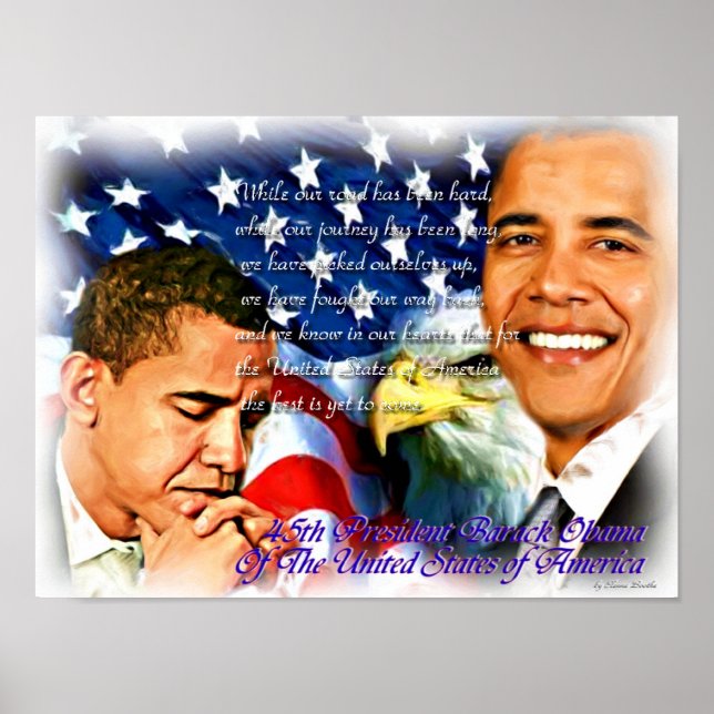 President Barack Obama,45th Pres_Poster Poster (Front)