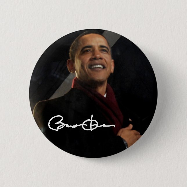 President Barack Obama 6 Cm Round Badge (Front)